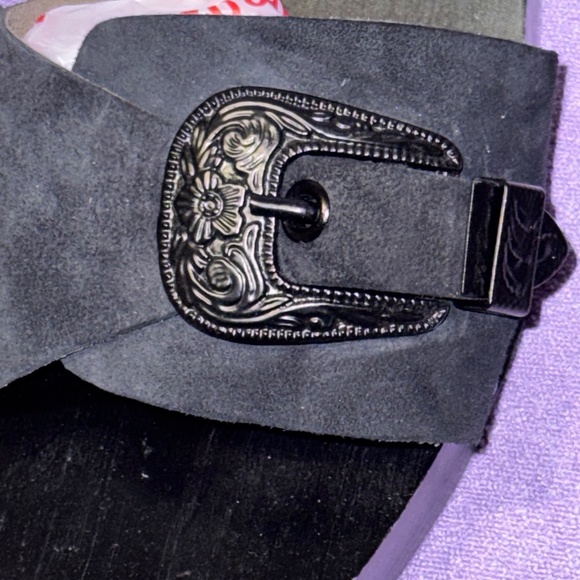 Free People Westtown Slide Clog Sandal Black Women - Picture 3 of 7